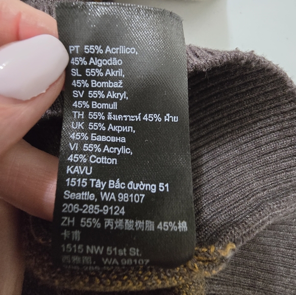 KAVU Highline Men's Sweater Oh Deer  Long Sleeve Pullover Crew Neck Medium - Picture 8 of 8